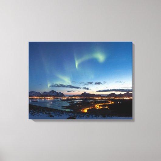 Lofoten Aurora Canvas Afdruk (Voorkant)
