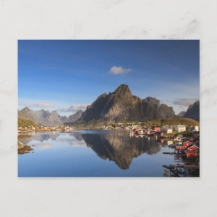 Lofoten - Dorp of Reine briefkaart zonder tekst