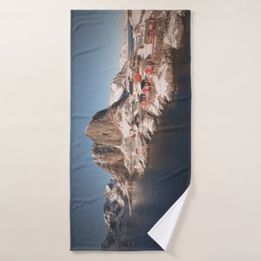 Lofoten-eilanden Noorwegen Badhanddoek (Badhanddoek)