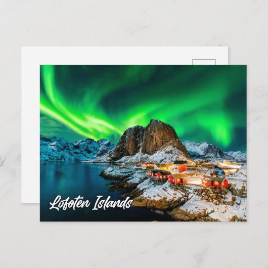 Lofoten-eilanden, Noorwegen Briefkaart (Voorkant / Achterkant)