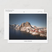 Lofoten-eilanden Noorwegen Briefkaart (Voorkant / Achterkant)