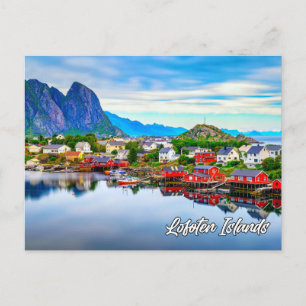 Lofoten-eilanden, Noorwegen Briefkaart