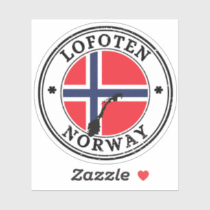 Lofoten Eilanden Nordland Noorwegen Seal Sticker R
