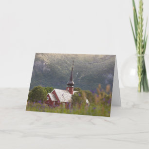 Lofoten Islands Flakstad Church Kaart