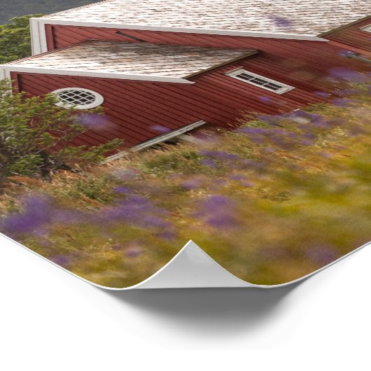 Lofoten Islands Flakstad Church Poster (Hoek)