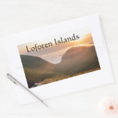 Lofoten Islands Norvège Sticker rectangulaire (Enveloppe)