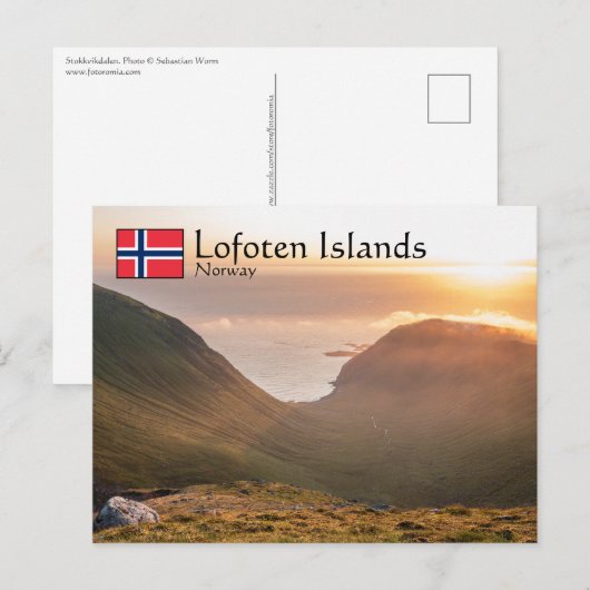 Lofoten Islands Norway Briefkaart (Voorkant / Achterkant)