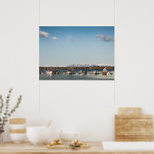 Lofoten Islands Vist boats Poster (Keuken)