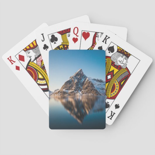 Lofoten Mountain Pokerkaarten (Achterkant)