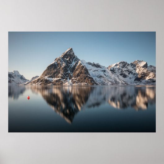 Lofoten Mountain Poster (Voorkant)