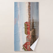 Lofoten Noorwegen Badhanddoek (Badhanddoek)