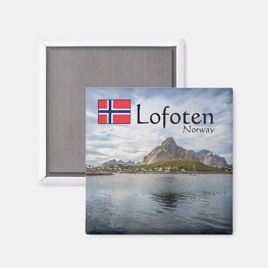 Lofoten Noorwegen Magneet (Voorkant / Achterkant)