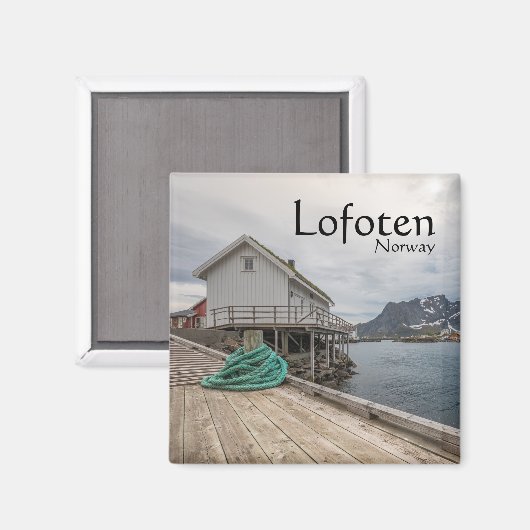 Lofoten Noorwegen Magneet (Voorkant / Achterkant)