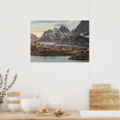 Lofoten Noorwegen Poster (Keuken)