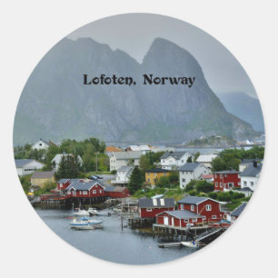 Lofoten, Noorwegen Ronde Sticker