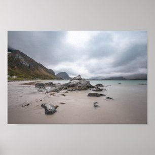 Lofoten Ramberg Strand Poster