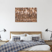 Lofoten Stockvis Canvas Afdruk (Insitu (Slaapkamer))