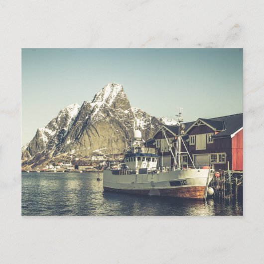 Lofoten Vintage Briefkaart (Voorkant)