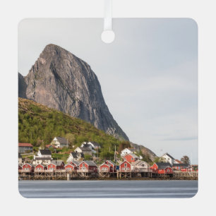 Lofoten Vist het dorp Noorwegen Metalen Ornament