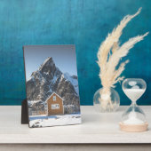 Lofoten Yellow Cabin Fotoplaat (Zijkant)