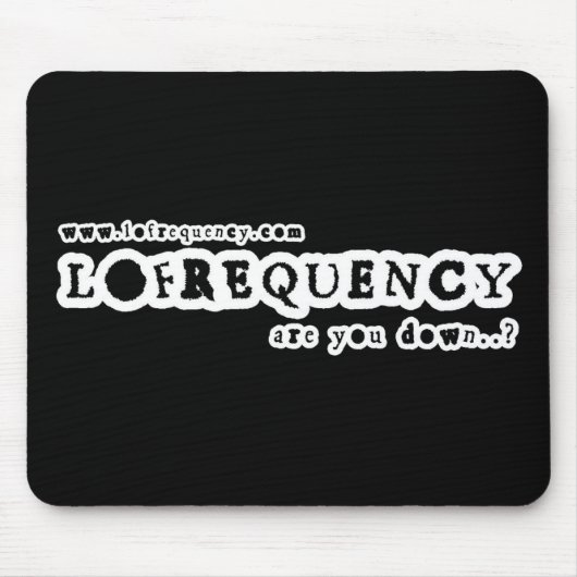 Lofrequentie Logo2 Mousemat Muismat (Voorkant)