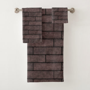 Loft, baksteen bad handdoek