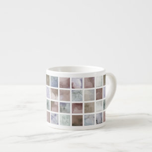 Loft bakstenen keramische stenen muur stijl marmer espresso kop