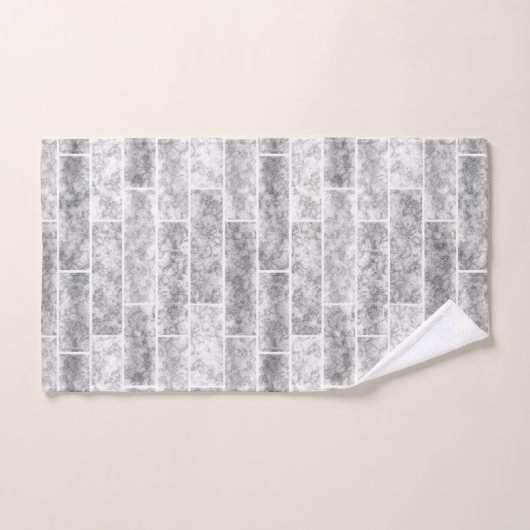 loft, gris clair (Serviette à main)