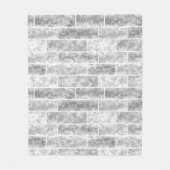 loft, lichtgrijs fleece deken (Voorkant)