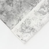 loft, lichtgrijs fleece deken (Hoek)