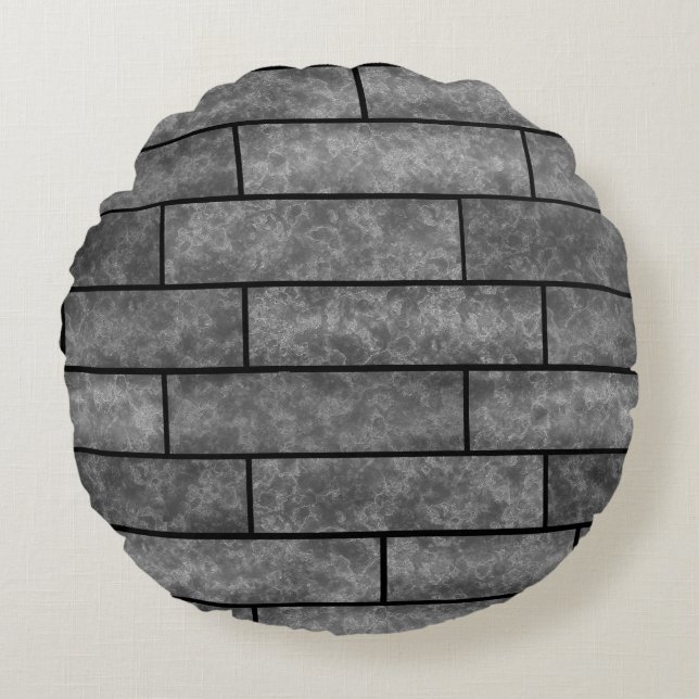 Loft, marmer rond kussen (Voorkant)