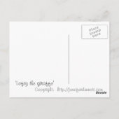 Lofty het Briefkaart van de Giraffe (Achterkant)