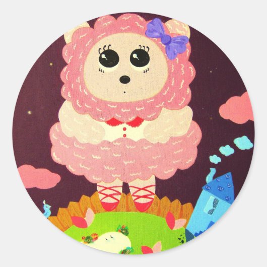 Lofty Ideals Ronde Sticker (Voorkant)