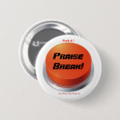 lofzang ronde button 5,7 cm (Voorkant /achterkant)