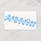 lofzang visitekaartje (Voorkant)