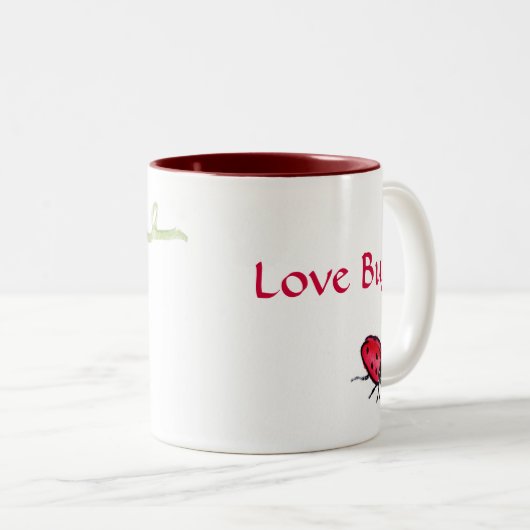Log Bug Ladybuy Custom Art Mug (Devant droit)
