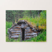 Log Cabin Alaska. Legpuzzel (Horizontaal)