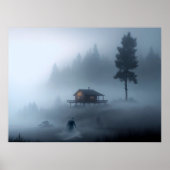 Log Cabin bij het Haunted Lake Poster (Voorkant)