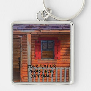 Log Cabin Home Sleutelhanger