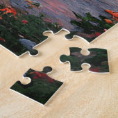 Log Cabin in the Wood Jigzaag Puzzle Legpuzzel (Zijkant)