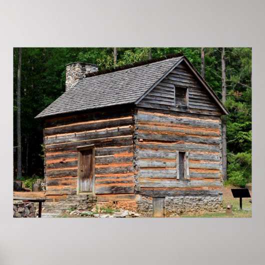  log Cabin Poster (Voorkant)