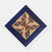 Log Cabin quilt Servet (Hoek)