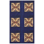 Log Cabin quilt Tafelkleed (Voorkant)