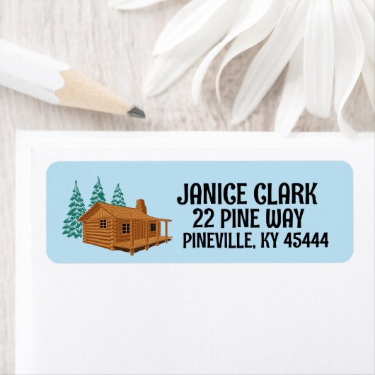 LOG CABIN RETURN ADDRESS LABELS (Insitu)