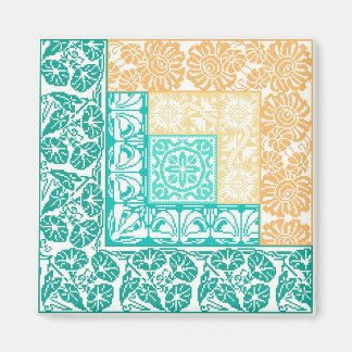 Log Cabin Summer Magneet