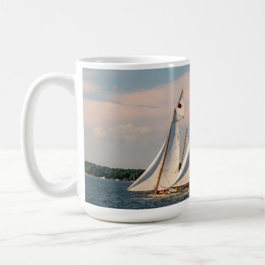 Log Canoe Race Mug (Gauche)