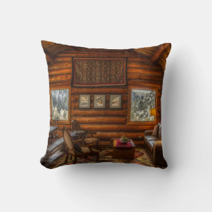 LOG HOUSE LIVING ROOM COUSSIN