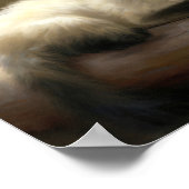 Log Lounger Siamese Kitten Poster (Hoek)