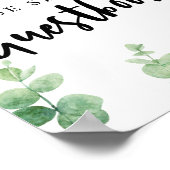 Log ons eBay-estbook Eucalyptus Weddenschap Poster (Hoek)