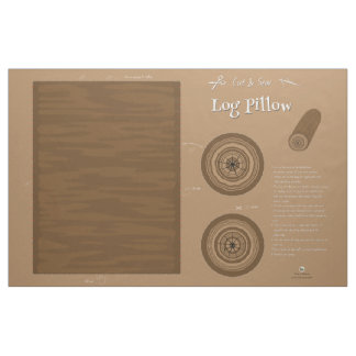 Log Pillow - Cut and Sew Stof